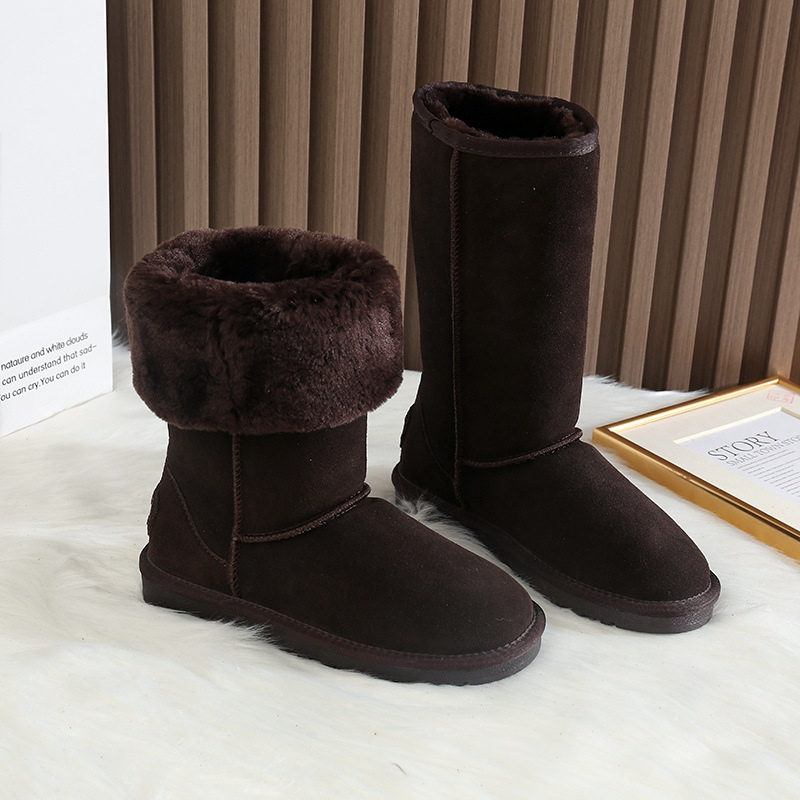 High-Top Winter Boots – Luxurious Warmth & Superior Durability