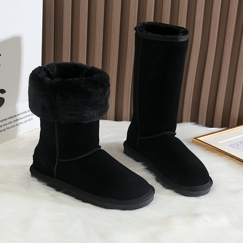 High-Top Winter Boots – Luxurious Warmth & Superior Durability