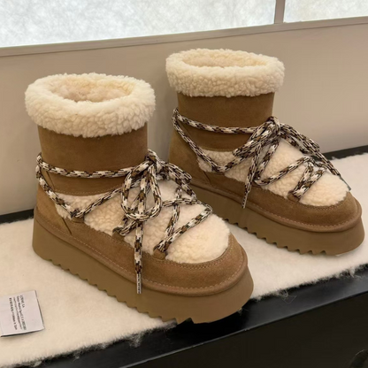 Premium Suede Snow Boots – Warm & Stylish Winter Essential