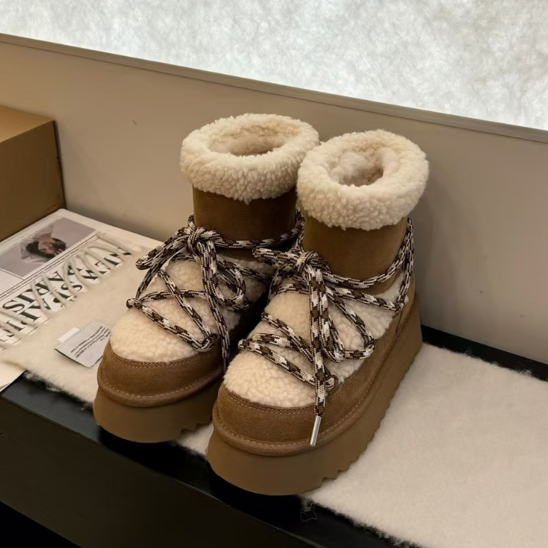 Premium Suede Snow Boots – Warm & Stylish Winter Essential