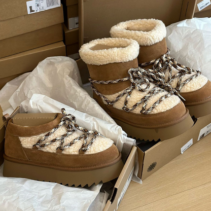 Premium Suede Snow Boots – Warm & Stylish Winter Essential