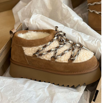 Premium Suede Snow Boots – Warm & Stylish Winter Essential